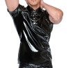 Black Level Men Chemise VINYL POLO Noire
